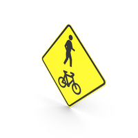 Australian Signs Pedestrians and Cyclists PNG & PSD Images