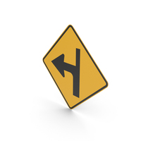 Australian Signs Modified Side Road Intersection Left PNG & PSD Images