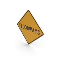 Australian Floodways Sign PNG & PSD Images