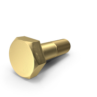 Gold Hex Bolt PNG & PSD Images