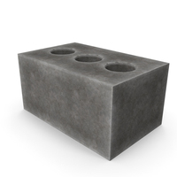 Hollow Cinder Block PNG & PSD Images