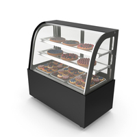 Cakes Showcase In A Pastry Shop PNG & PSD Images