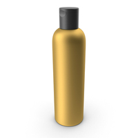 Cosmetic Bottle Gold PNG & PSD Images