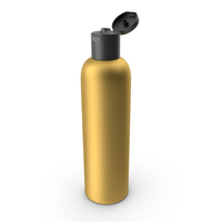 Cosmetic Open Bottle Gold PNG & PSD Images