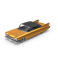 Lowrider Car Yellow PNG & PSD Images