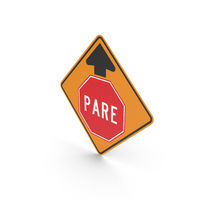 Colombian Sign Stop Ahead PNG & PSD Images