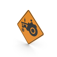 Colombian Sign Beware of Tractors PNG & PSD Images
