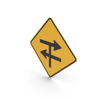 Australian Sign T Junction At Dual Carriageway PNG & PSD Images