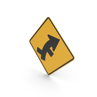 Australian Sign Staggered Side Road Intersection PNG & PSD Images