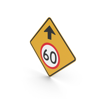Australian Sign Speed Limit Ahead PNG & PSD Images