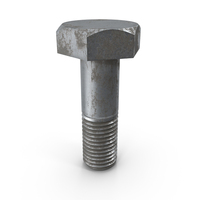 Steel Rusted Hex Bolt PNG & PSD Images