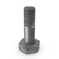 Steel Rusted Hex Bolt PNG & PSD Images