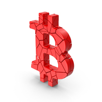 Bitcoin Red Color PNG & PSD Images