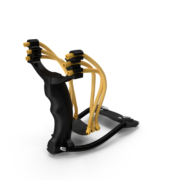 Folding Black Wrist Slingshot Catapult PNG & PSD Images