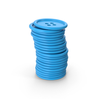 Blue Cloth Buttons PNG & PSD Images