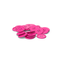 Pile Of Pink Cloth Buttons PNG & PSD Images