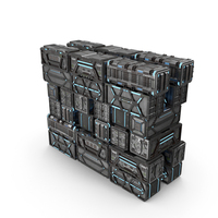 Sci Fi Container Big Set PNG & PSD Images