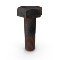 Old Rusty Iron Hex Bolt PNG & PSD Images