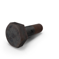 Old Rusty Iron Hex Bolt PNG & PSD Images