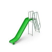 Green Playground Slide PNG & PSD Images