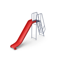 Red Playground Slide PNG & PSD Images