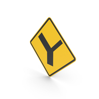 Mexican Sign Y Junction Right PNG & PSD Images