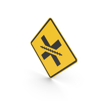 Mexican Sign Railroad Crossing PNG & PSD Images