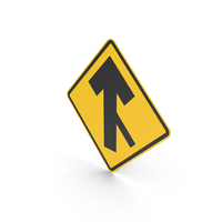 Mexican Sign Merging Traffic PNG & PSD Images