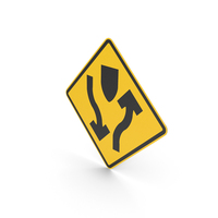 Mexican Sign Divided Road Begins PNG & PSD Images