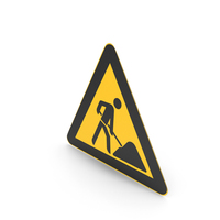 Chinese Sign Roadworks Ahead PNG & PSD Images