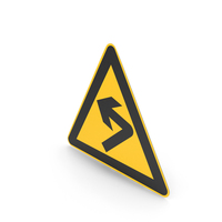 Chinese Sign Curve to The Left PNG & PSD Images
