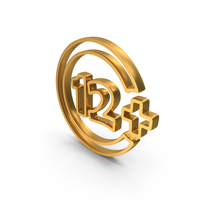 Gold 12+ Age Restriction Concept Icon PNG & PSD Images