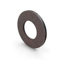 Rusted Metal Bolt Washer PNG & PSD Images
