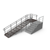 Stair With Ramp PNG & PSD Images