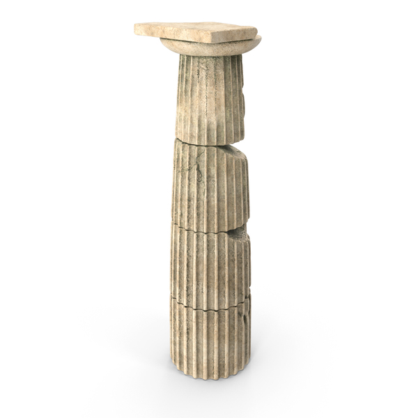Broken Doric Column PNG & PSD Images