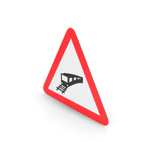 Indian Sign Level Crossing Without Barriers Ahead PNG & PSD Images