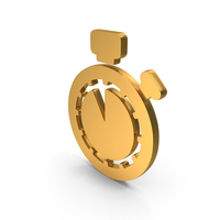 Gold 55 Minutes Timer Icon PNG & PSD Images