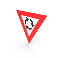 South African Sign Yield At Roundabout PNG & PSD Images