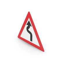 South African Winding Road Ahead Sign PNG & PSD Images