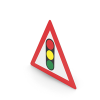 South African Traffic Signal Ahead Sign PNG & PSD Images