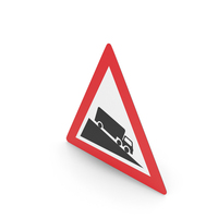 South African Steep Descent Ahead Sign PNG & PSD Images