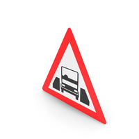 South African Sign Single Vehicle Width Passage Ahead PNG & PSD Images