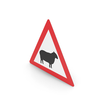 South African Sheep Ahead Sign PNG & PSD Images