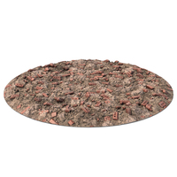 Brick And Dirt Debris Circular Terrain PNG & PSD Images