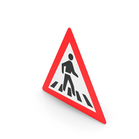South African Sign Pedestrian Crossing Ahead PNG & PSD Images