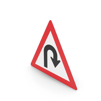 South African Sign Curve Ahead PNG & PSD Images