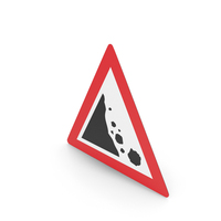 South African Sign Falling Rocks Ahead PNG & PSD Images