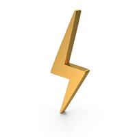Gold Power Icon PNG & PSD Images