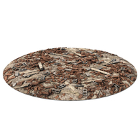 Brick And Wood Debris Circular Terrain PNG & PSD Images