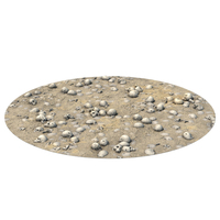 Desert Skull Circular Terrain PNG & PSD Images